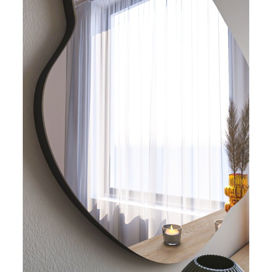 Mirror Ohho - Black Black Hanah Home Mirror Ohho - Black Black