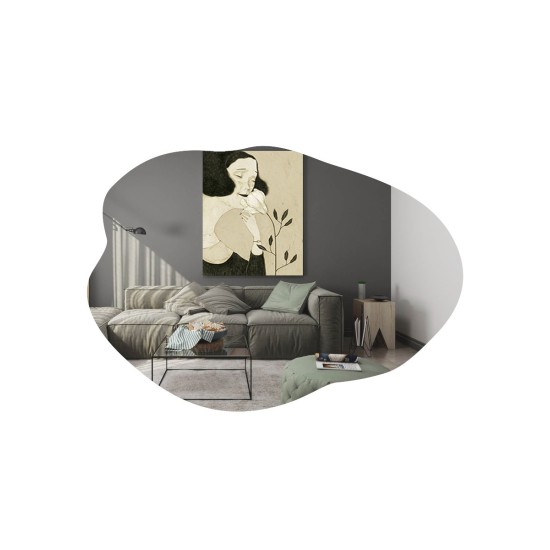 Mirror Ohho - Black Black Hanah Home Mirror Ohho - Black Black