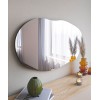 Hanah Home Mirror Lossa - Black Black