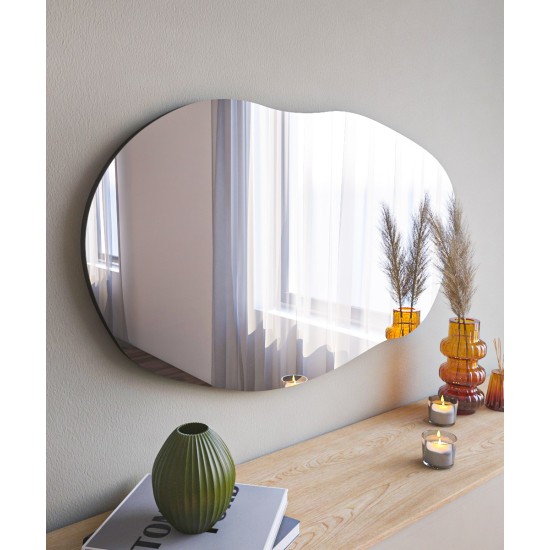 Hanah Home Mirror Lossa - Black Black