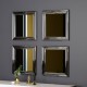 Mirror Set (4 Pieces) Loza - Silver Silver Mirror Set (4 Pieces) Loza - Silver Silver