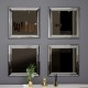 Mirror Set (4 Pieces) Loza - Silver Silver Mirror Set (4 Pieces) Loza - Silver Silver