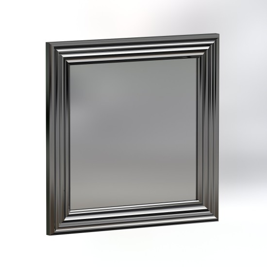 Mirror Set (4 Pieces) Loza - Silver Silver Mirror Set (4 Pieces) Loza - Silver Silver