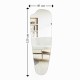 Cheval Mirror Reos - Transparent Transparent Cheval Mirror Reos - Transparent Transparent