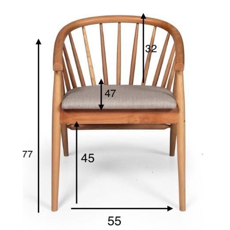 Chair Rizoma - Natural Natural