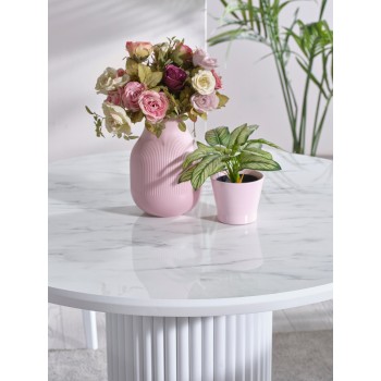 Dining Table Aqua - White White