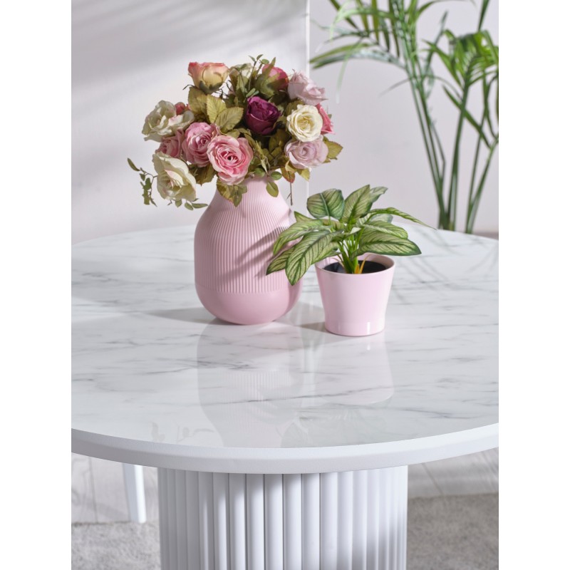 Dining Table Aqua - White White