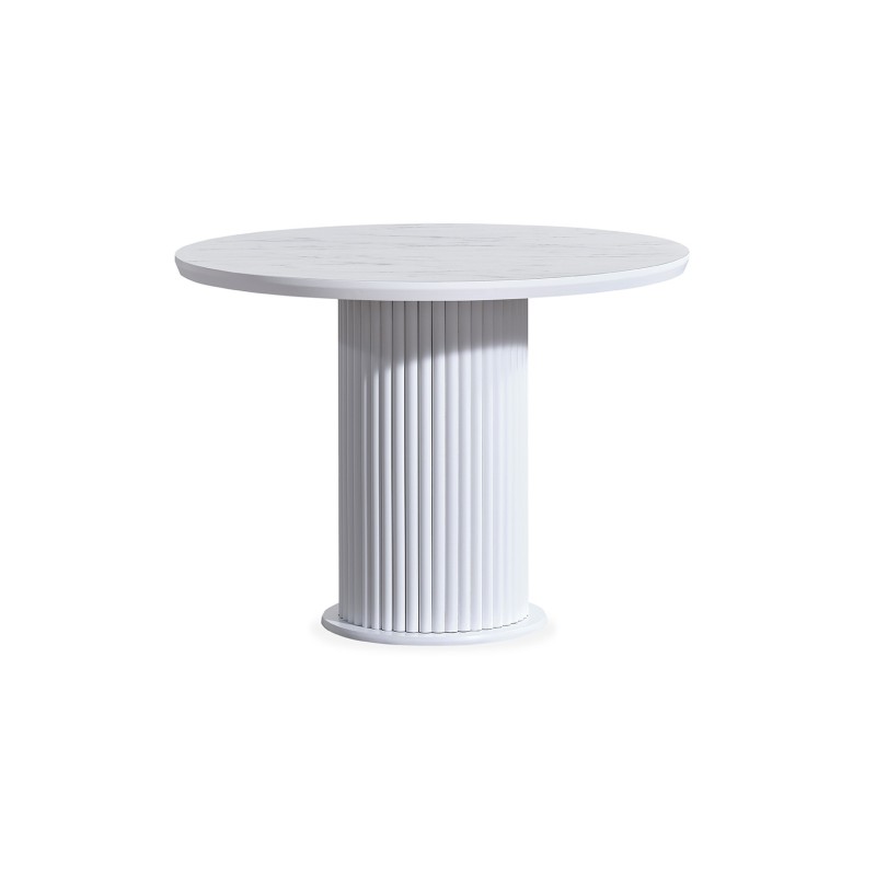 Dining Table Aqua - White White