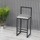 Bar Stool Nordic - Cream Cream