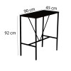 Bar Table Nordic Walnut
Black