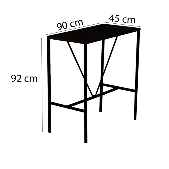 Bar Table & Stool Set (5 Pieces) Nordic - Grey Grey
Walnut
Black Bar Table & Stool Set (5 Pieces) Nordic - Grey Grey
Walnut
Black