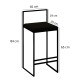Bar Table & Stool Set (5 Pieces) Nordic - Grey Grey
Walnut
Black Bar Table & Stool Set (5 Pieces) Nordic - Grey Grey
Walnut
Black