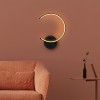 Wall Lamp Moon - 13328 Black