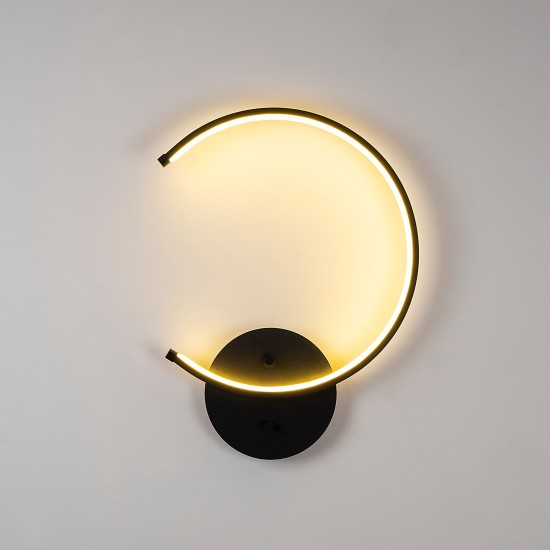 Wall Lamp Moon - 13328 Black Wall Lamp Moon - 13328 Black