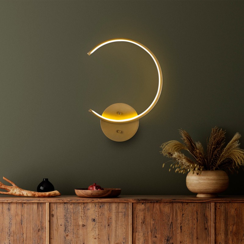 Wall Lamp Moon - 13329 Gold