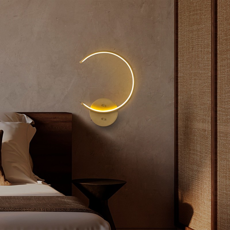 Wall Lamp Moon - 13329 Gold
