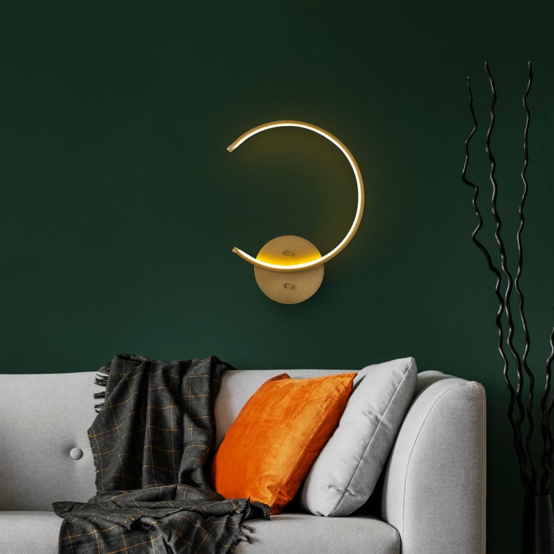 Wall Lamp Moon - 13329 Gold