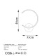 Wall Lamp Moon - 13329 Gold Wall Lamp Moon - 13329 Gold