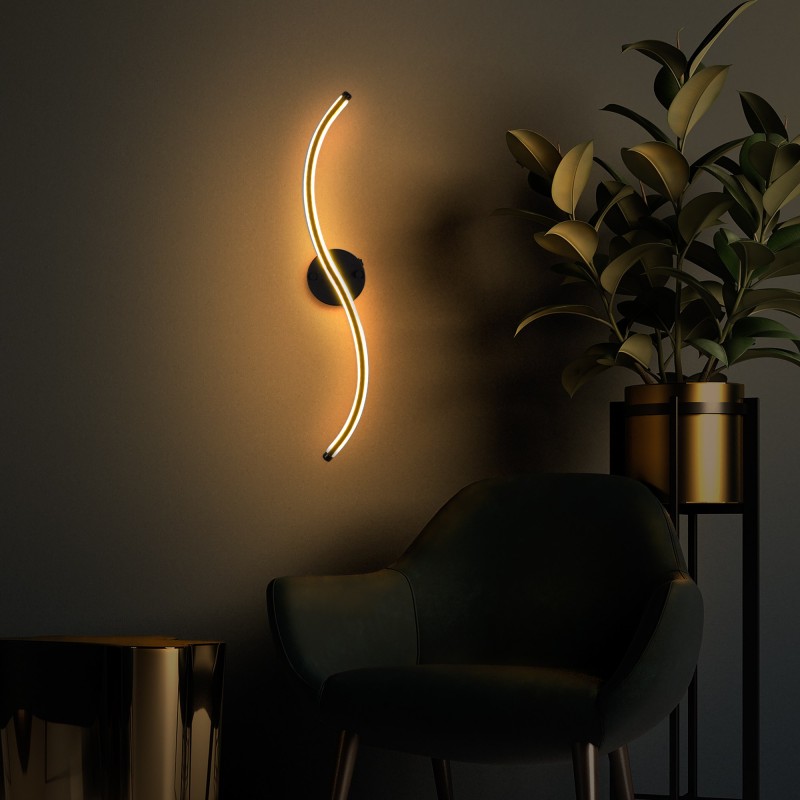 Wall Lamp Yılan - 13281 Black