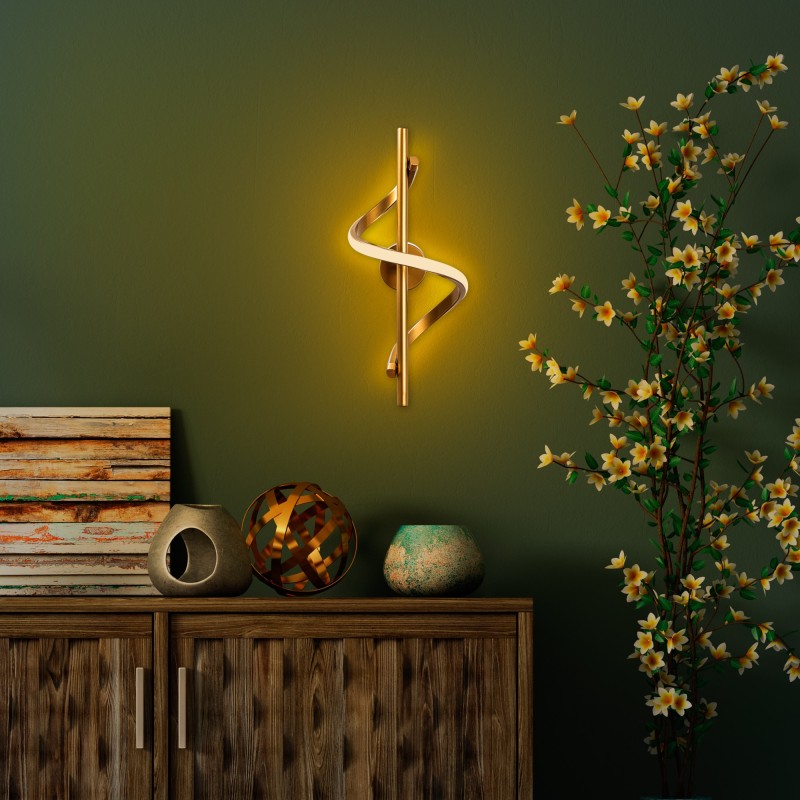Opviq Wall Lamp Lıkma - 13511 Gold