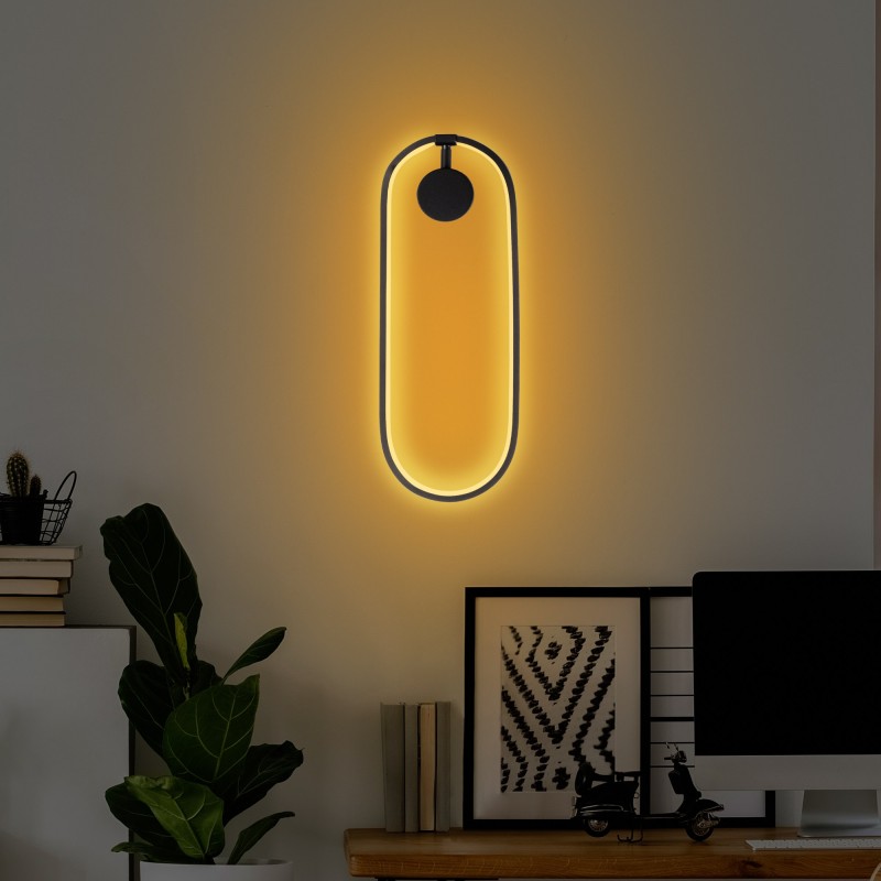 Wall Lamp Can - 13556 Black