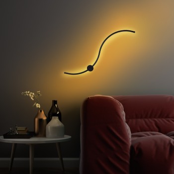 Wall Lamp Uyan - 13601 Black
