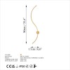 Wall Lamp Uyan - 13602 Gold