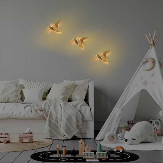 Opviq Wall Lamp Pacalı - 13503 - M Gold