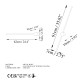 Wall Lamp Sword - 13491 Grey