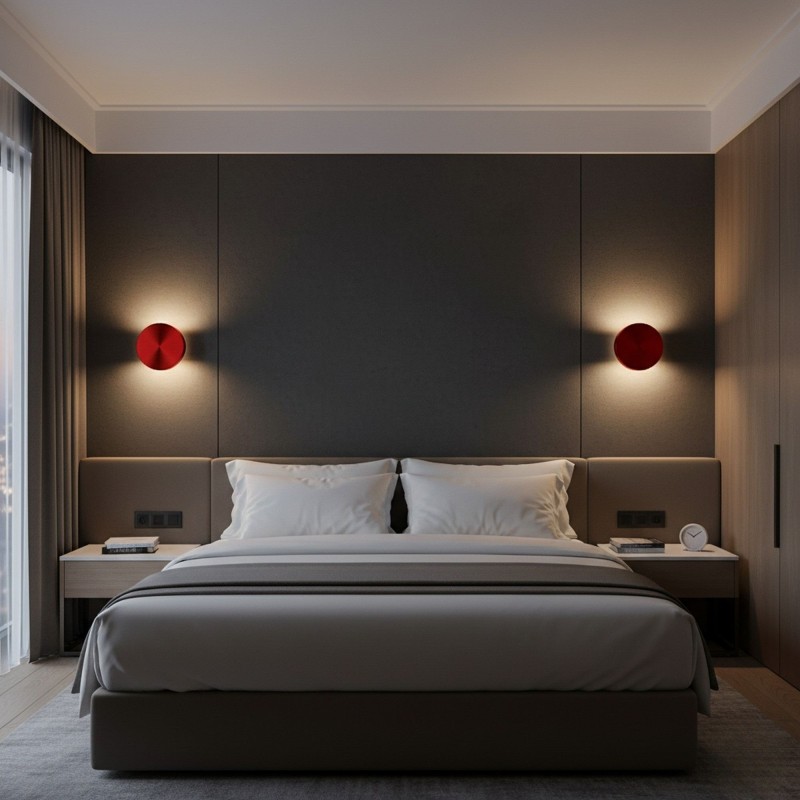 Wall Lamp Aura - 15520 - L - K Red