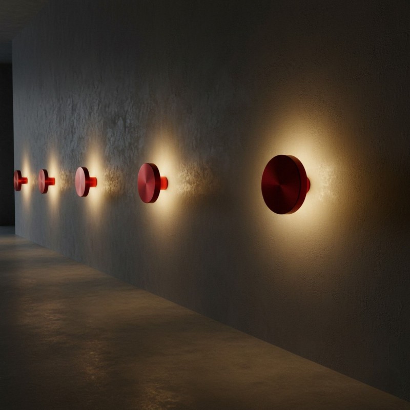 Wall Lamp Aura - 15520 - L - K Red