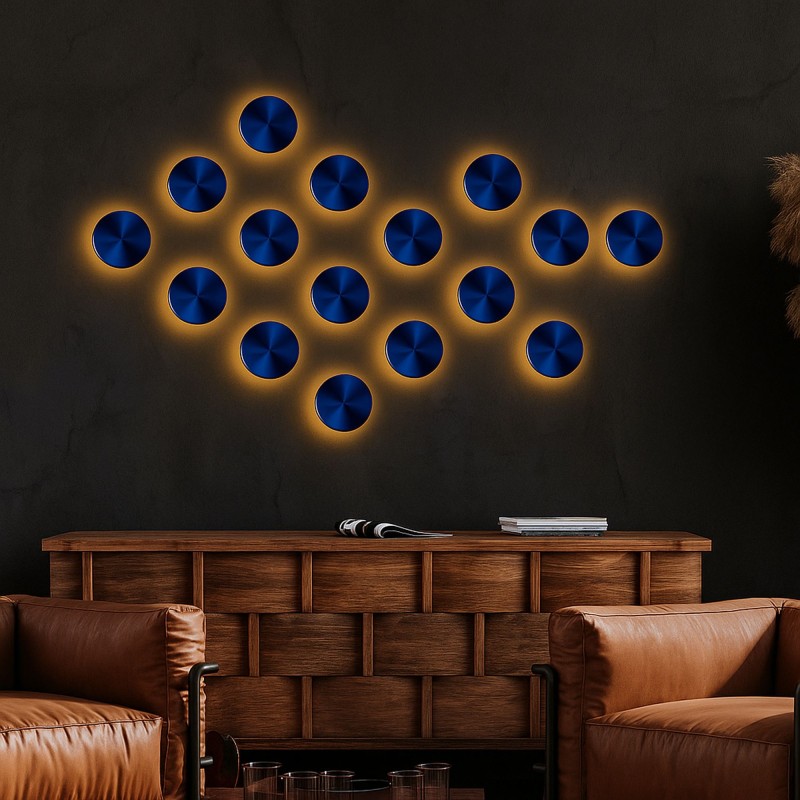 Wall Lamp Aura - 15520 - L - M Blue