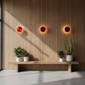 Wall Lamp Aura - 15520 - M - K Red