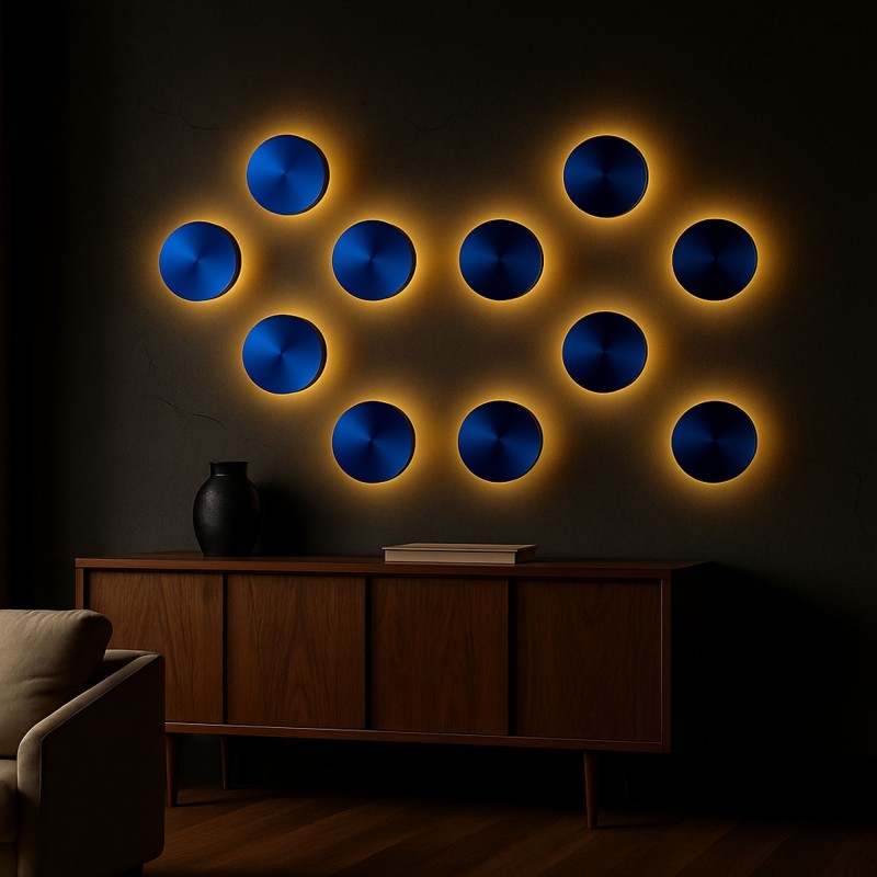 Wall Lamp Aura - 15520 - M - M Blue