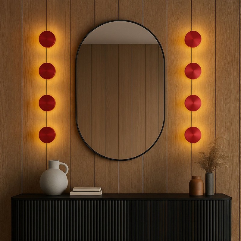 Wall Lamp Aura - 15520 - S - K Red