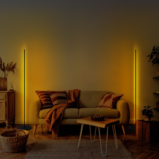 Opviq Floor Lamp Only - 13317 Black