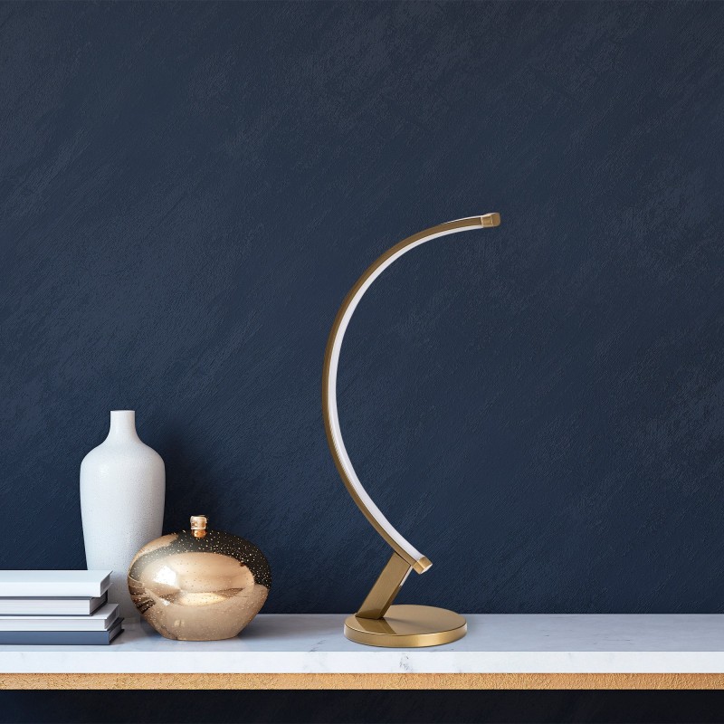 Table Lamp Bevel - 13324 Gold