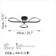 Chandelier Damla - 13541 Black Chandelier Damla - 13541 Black