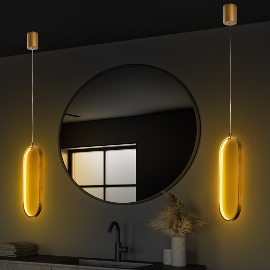 Opviq Chandelier Can - 13561 Gold