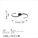 Chandelier Es - 13583 Black Chandelier Es - 13583 Black