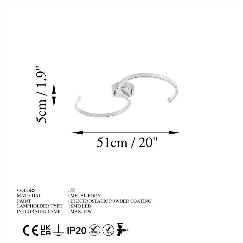 Chandelier Es - 13586 Chrome