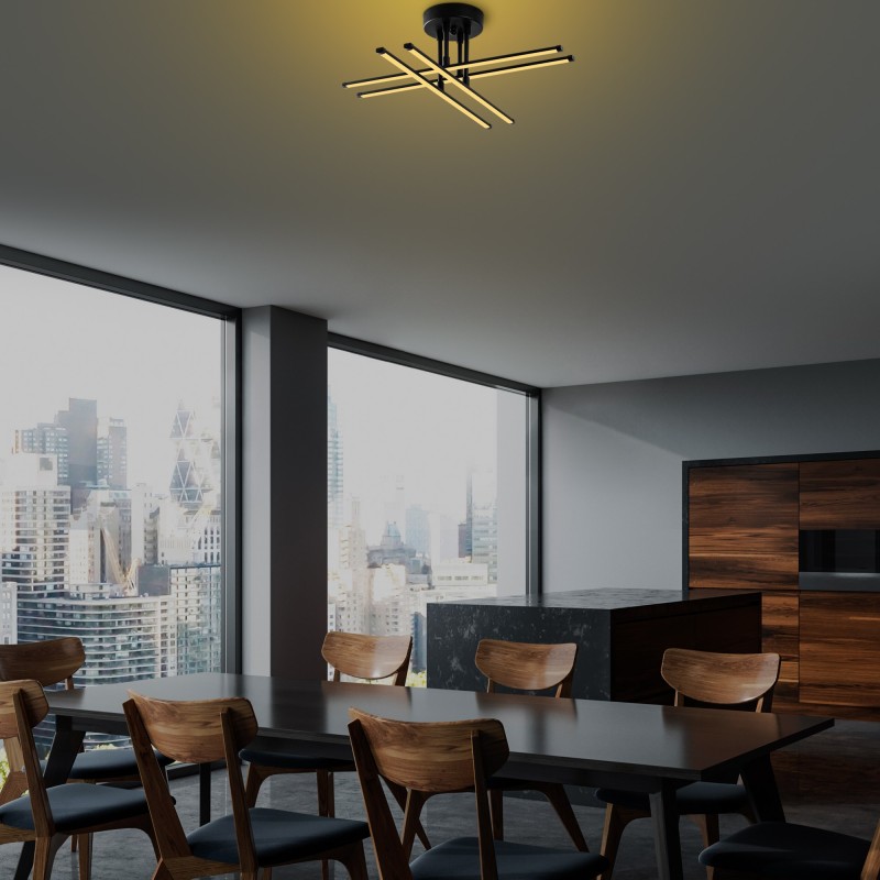 Opviq Chandelier Exhaust-13661 Black