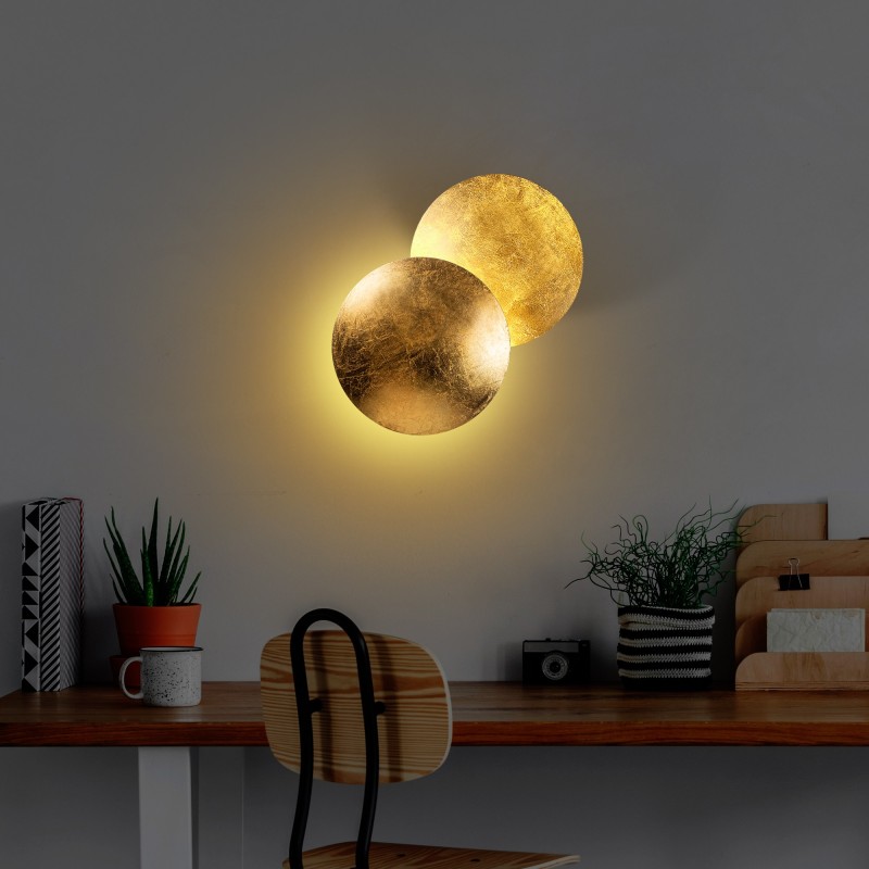 Opviq Wall Lamp Yosma-13640 Gold