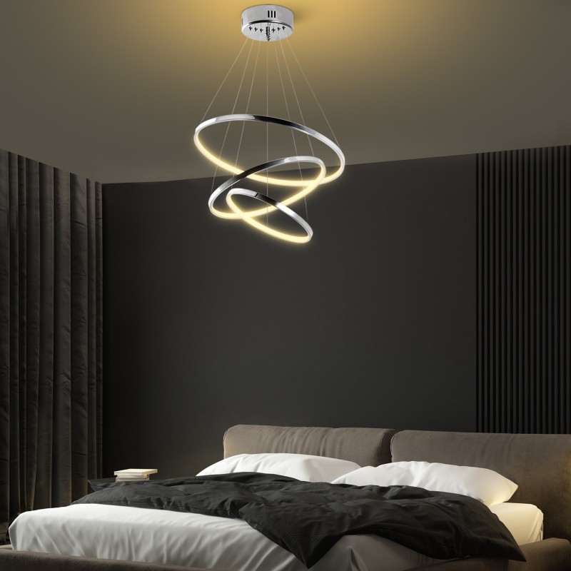 Opviq Chandelier Simit - 13698 Chrome