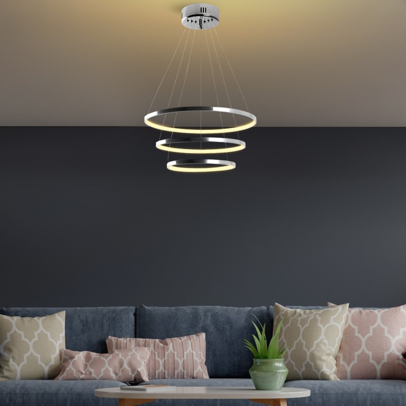 Opviq Chandelier Simit - 13698 Chrome