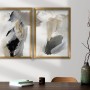 Decorative Framed MDF Painting (2 Pieces) 2P3853NISCT-005 Black
Grey
Beige