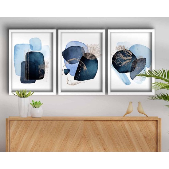 Decorative Framed MDF Painting (3 Pieces) 3P3853NISCT-006 Navy Blue
Blue
Mink
White Wallxpert Decorative Framed MDF Painting (3 Pieces) 3P3853NISCT-006 Navy Blue
Blue
Mink
White