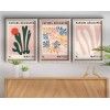 Wallxpert Decorative Framed MDF Painting (3 Pieces) 3P3853NISCT-009 Multicolor