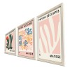 Wallxpert Decorative Framed MDF Painting (3 Pieces) 3P3853NISCT-009 Multicolor