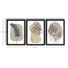 Decorative Framed MDF Painting (3 Pieces) 3P3853NISCT-024 Beige
White
Black